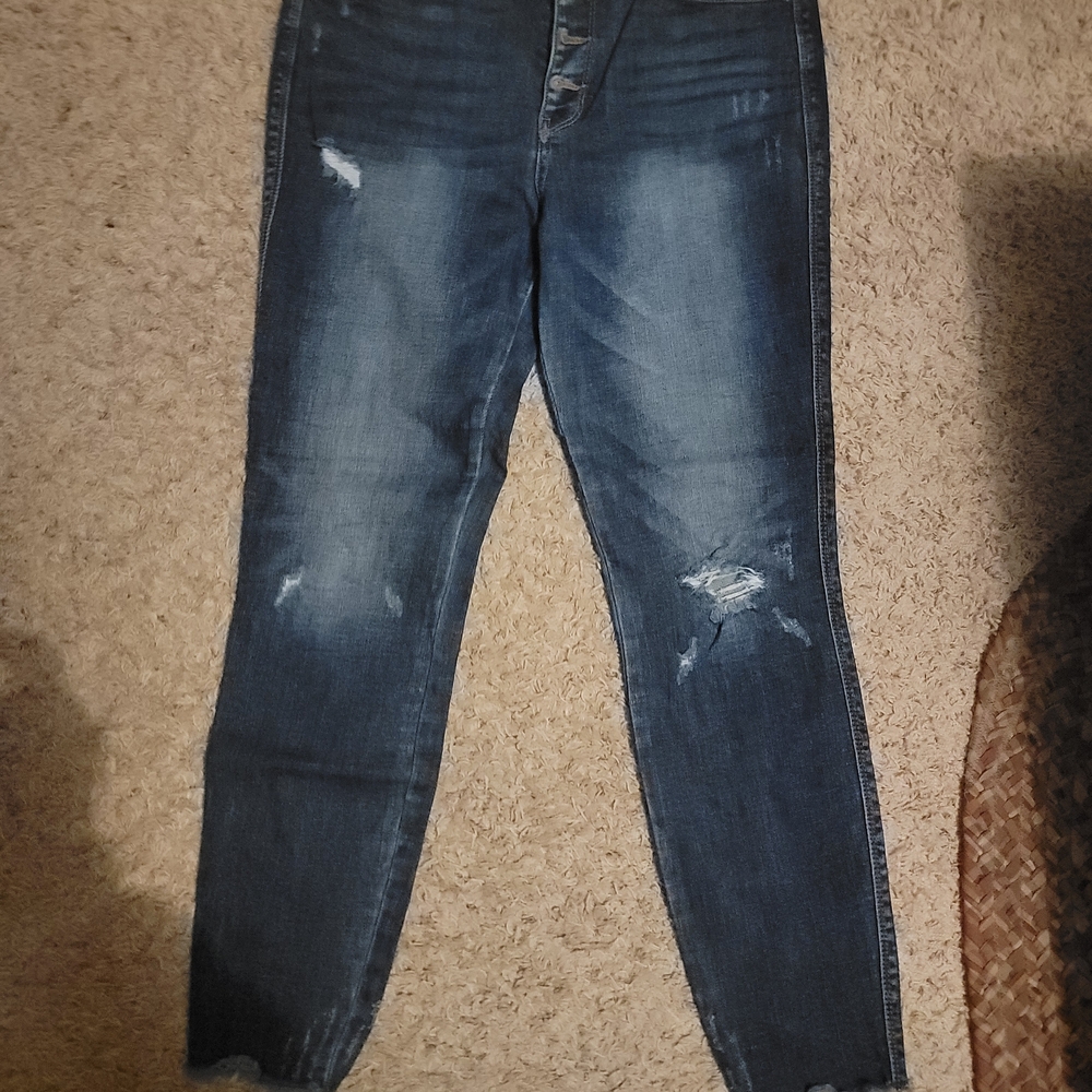 KanCan Faded Blue Skinny Jeans